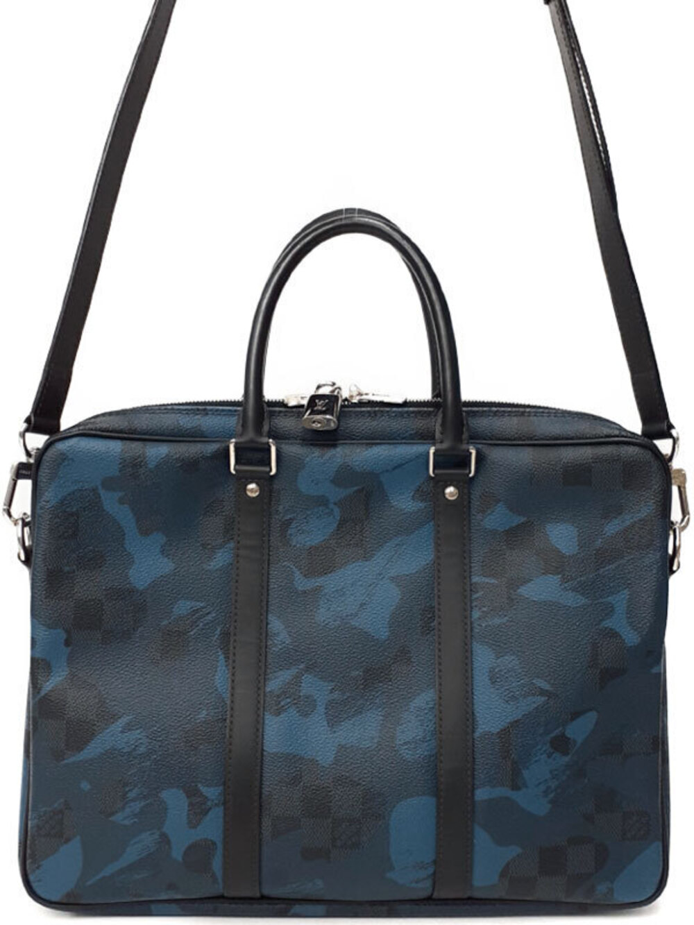 Louis Vuitton Damier Cobalt Blue PDV Portedocument Voyage Bag